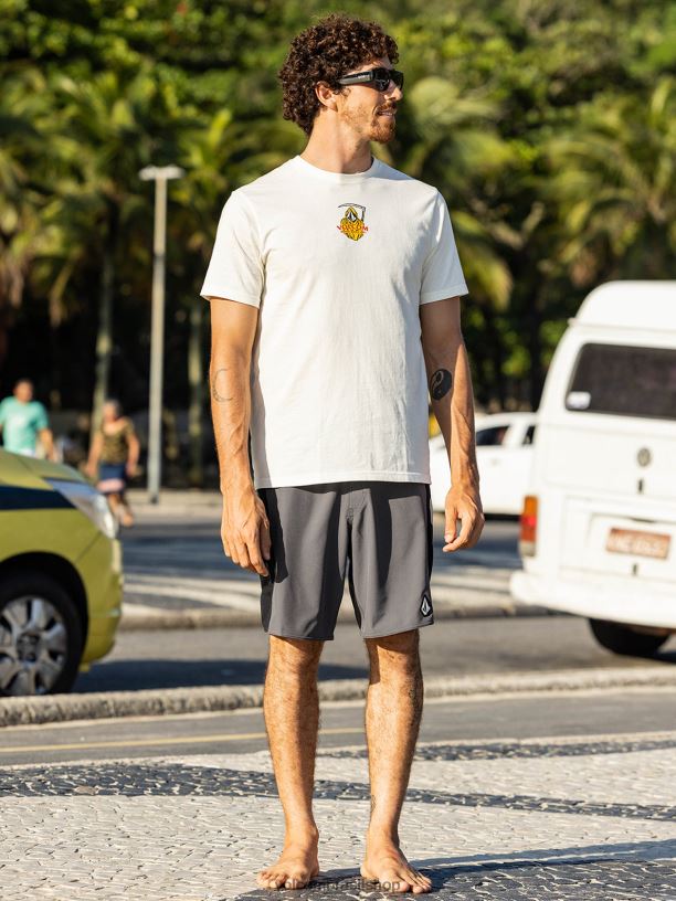 br Volcom homens roupas shorts surf vitals yago dora preto 88NNJ248