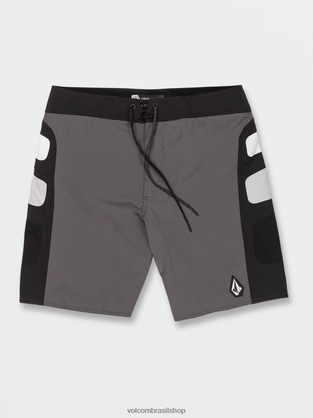 br Volcom homens roupas shorts surf vitals yago dora preto 88NNJ248