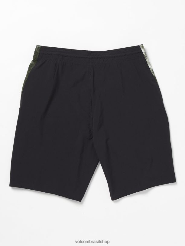 br Volcom homens roupas surf vitals balaram stack mod trunks preto 88NNJ266