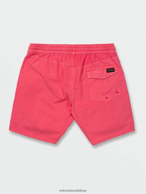 br Volcom homens roupas troncos de cintura elástica central sockeye 88NNJ280