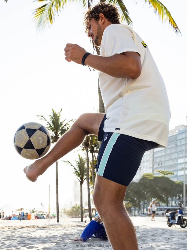 br Volcom homens roupas troncos de libertadores rangidos marinha 88NNJ253