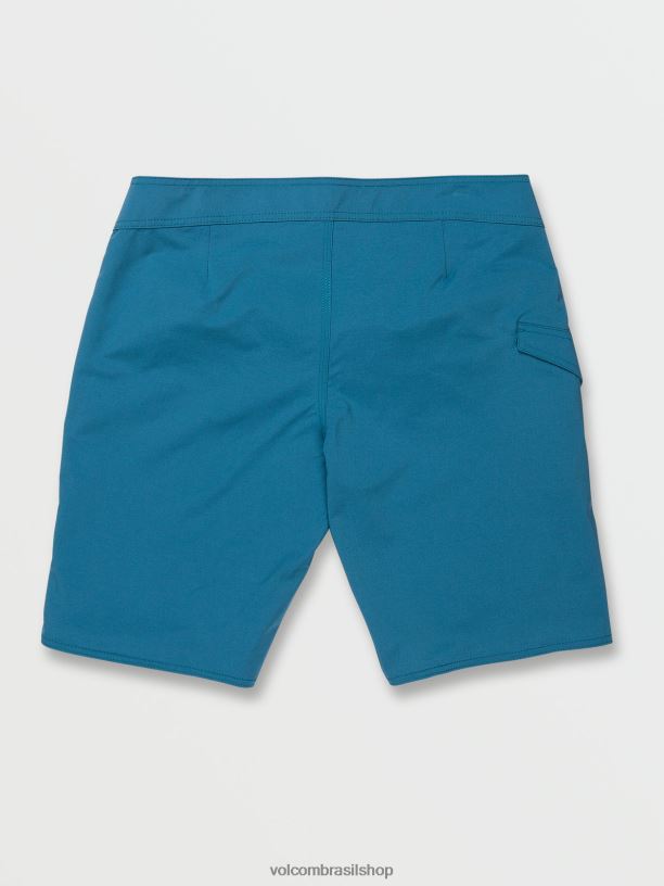 br Volcom homens roupas troncos de mod sólido lido índigo envelhecido 88NNJ271