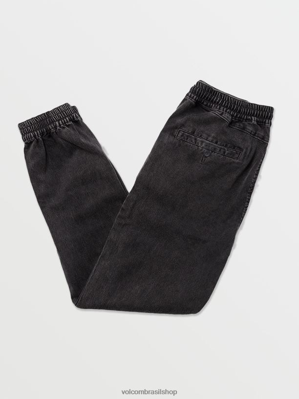 br Volcom homens roupas calça jogger frickin slim furtividade 88NNJ332