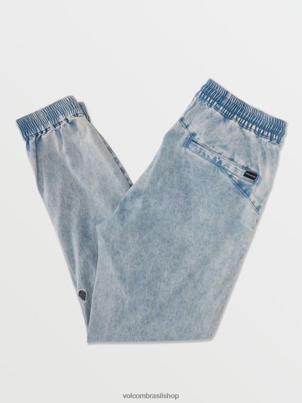 br Volcom homens roupas calça jogger frickin slim nuvem azul 88NNJ325