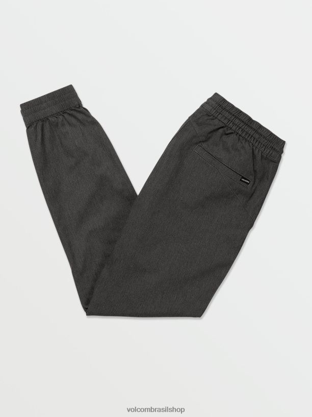 br Volcom homens roupas calça jogger frickin slim urze carvão 88NNJ328