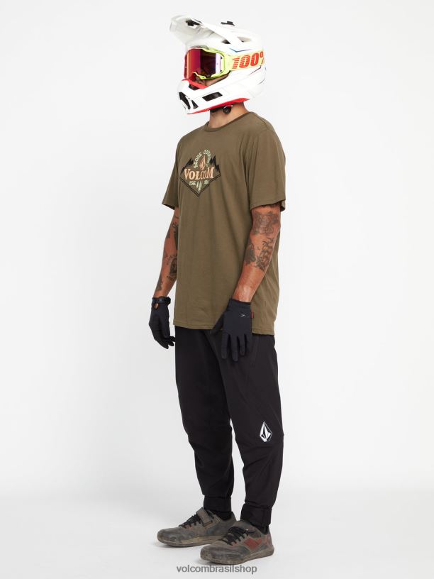 br Volcom homens roupas calça ripper preto 88NNJ315