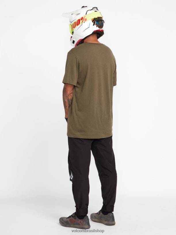 br Volcom homens roupas calça ripper preto 88NNJ315