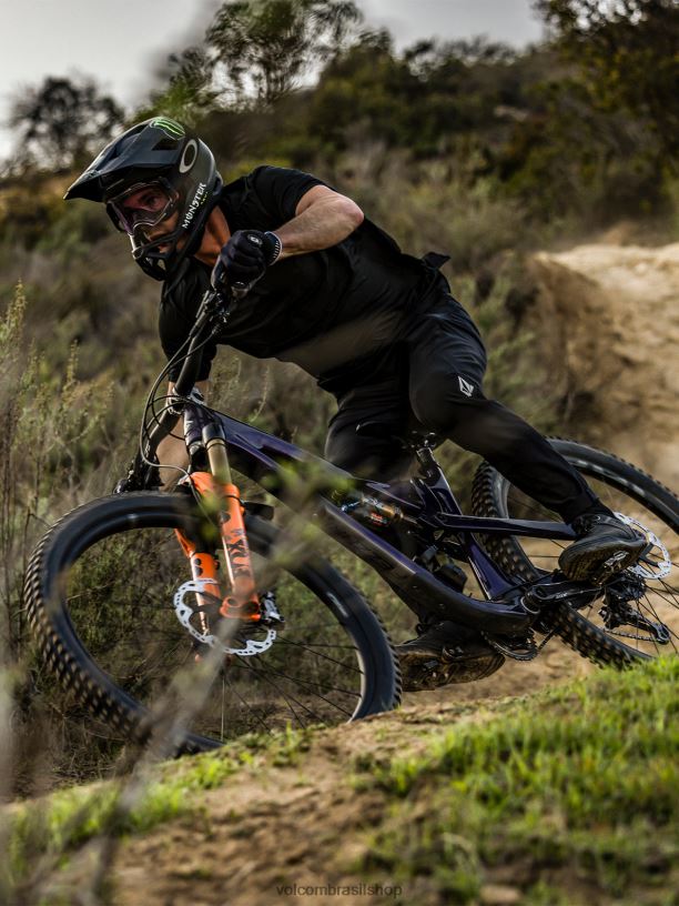 br Volcom homens roupas calça ripper preto 88NNJ315