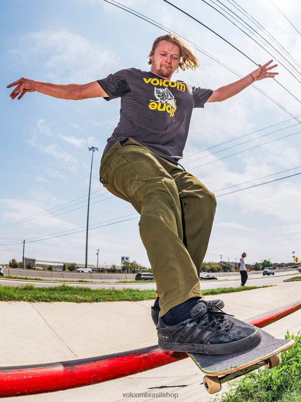 br Volcom homens roupas calça skate vitals alec majerus musgo de inverno 88NNJ314