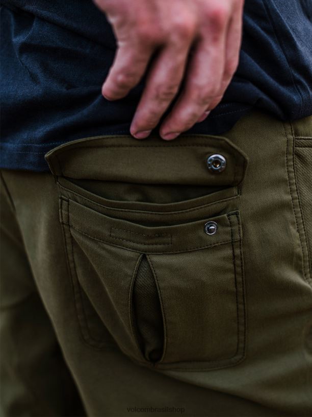 br Volcom homens roupas calça skate vitals alec majerus musgo de inverno 88NNJ314