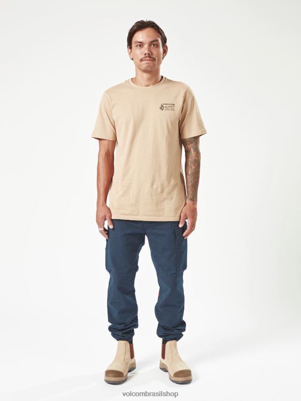 br Volcom homens roupas calças algemadas com calibre de trabalho marinha 88NNJ308