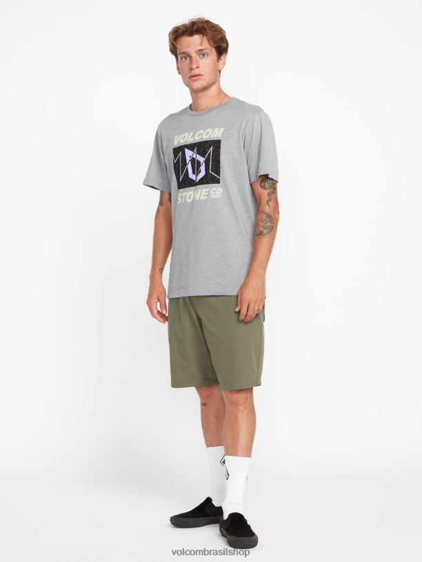br Volcom homens roupas bermuda veeco transit musgo de inverno 88NNJ241