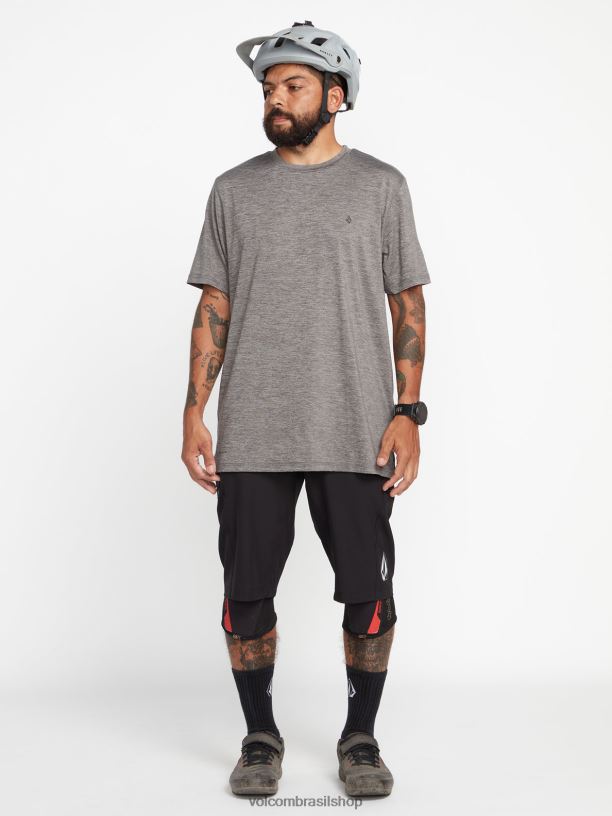 br Volcom homens roupas calção de trilha preto 88NNJ229