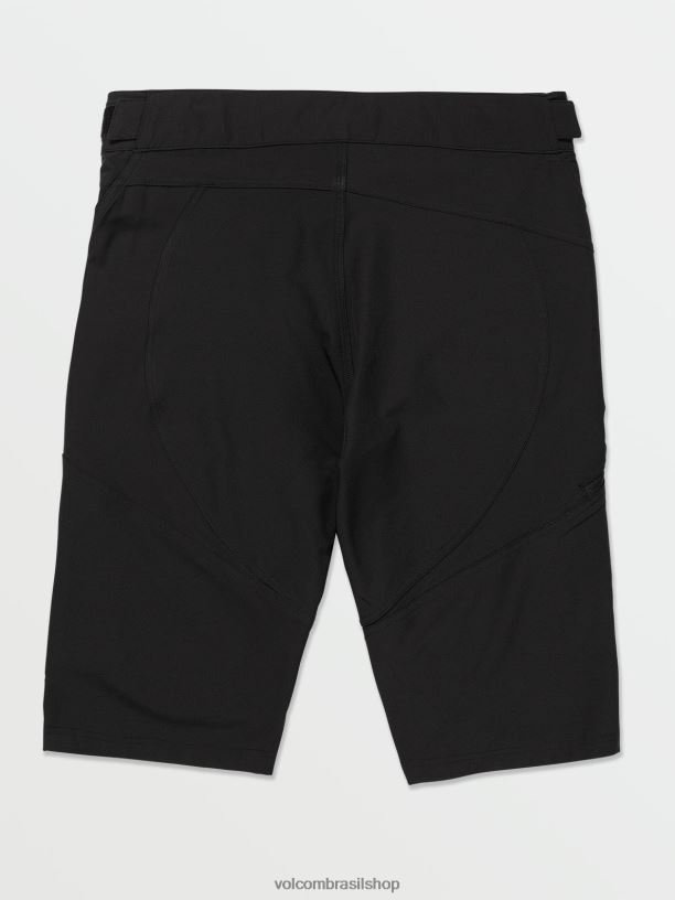br Volcom homens roupas calção de trilha preto 88NNJ229