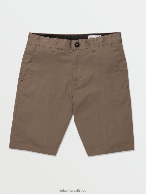 br Volcom homens roupas shorts chino elásticos modernos frickin cogumelo 88NNJ220