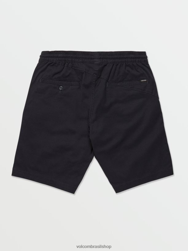 br Volcom homens roupas shorts de cintura elástica frickin marinha 88NNJ235