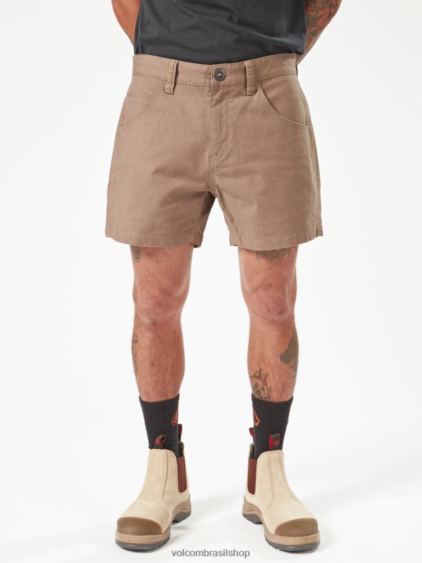 br Volcom homens roupas shorts de trabalho chanfrados para roupas de trabalho rajado 88NNJ209