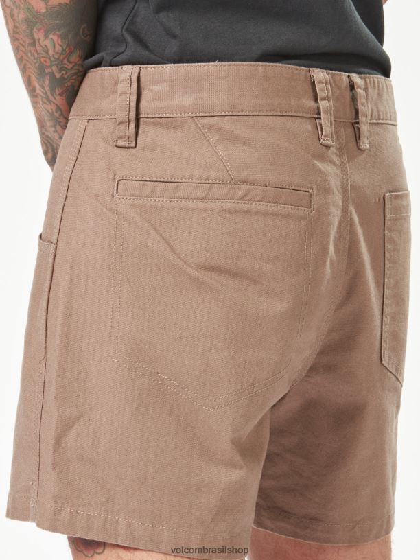 br Volcom homens roupas shorts de trabalho chanfrados para roupas de trabalho rajado 88NNJ209