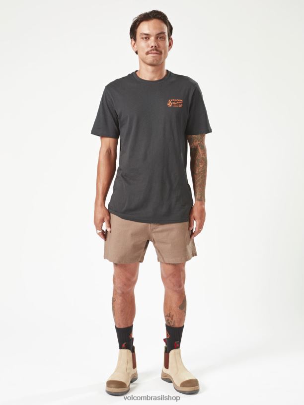 br Volcom homens roupas shorts de trabalho chanfrados para roupas de trabalho rajado 88NNJ209