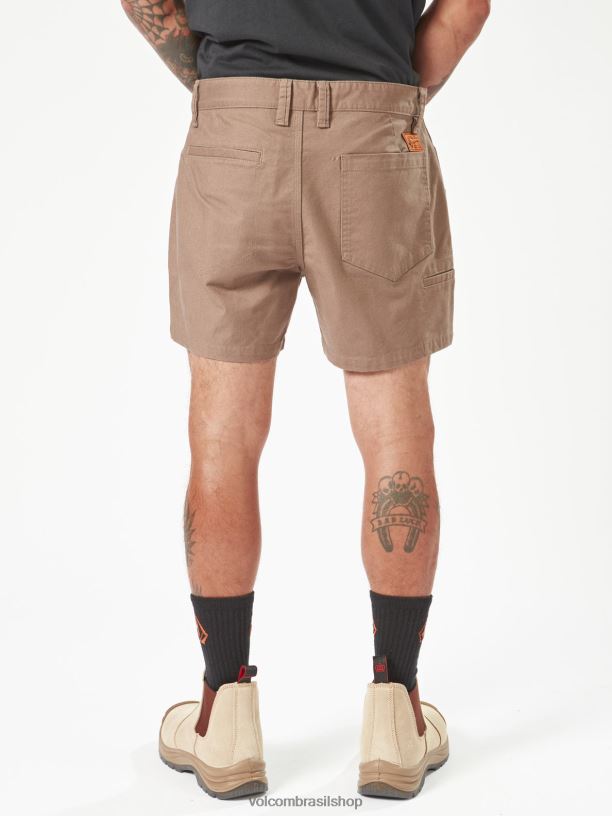 br Volcom homens roupas shorts de trabalho chanfrados para roupas de trabalho rajado 88NNJ209