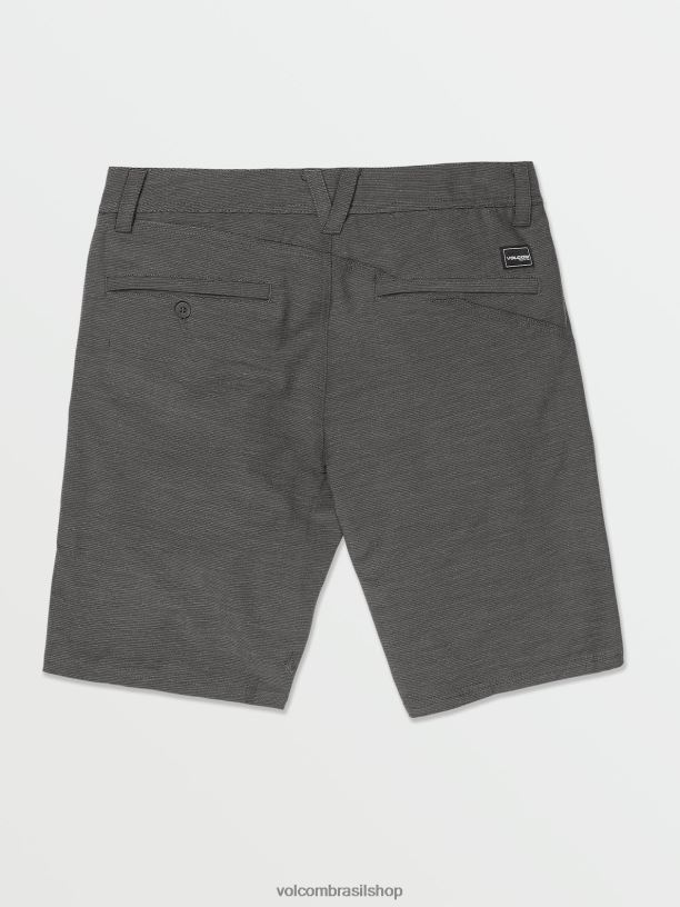 br Volcom homens roupas shorts slub frickin cross shred preto 88NNJ240