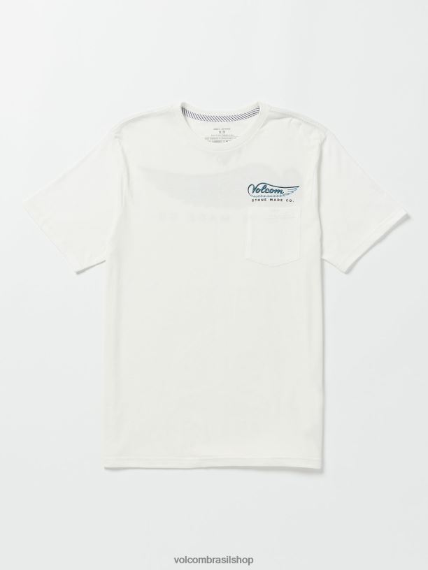 br Volcom homens roupas camiseta de manga curta com bolso hi flyer off white 88NNJ56