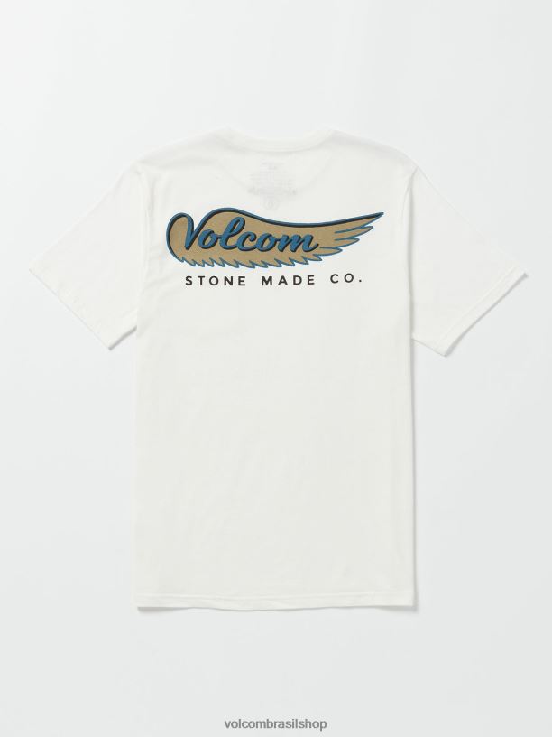 br Volcom homens roupas camiseta de manga curta com bolso hi flyer off white 88NNJ56
