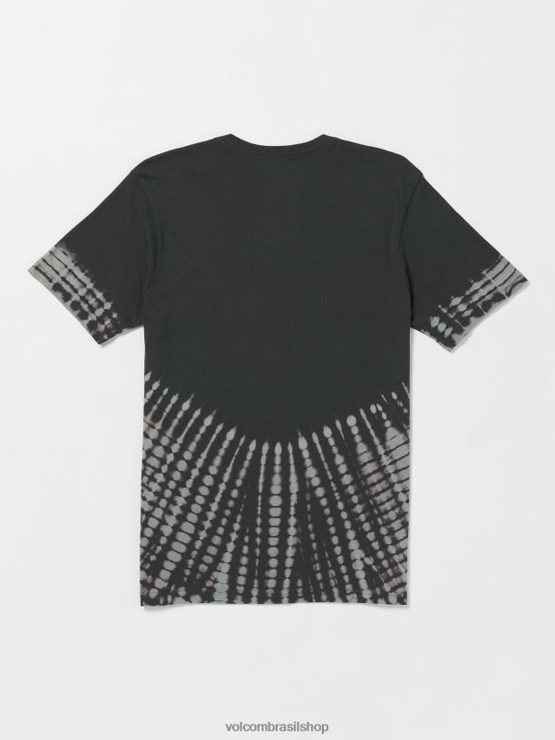 br Volcom homens roupas camiseta de manga curta icônica com tingimento de pedra furtividade 88NNJ22