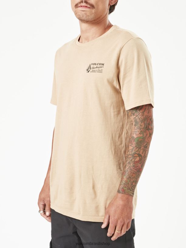 br Volcom homens roupas camiseta de manga curta para trabalho cascalho 88NNJ62