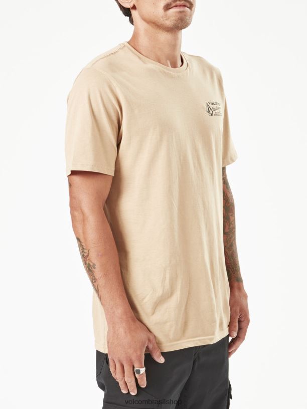br Volcom homens roupas camiseta de manga curta para trabalho cascalho 88NNJ62