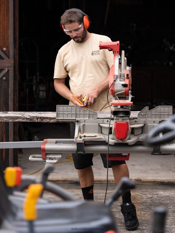 br Volcom homens roupas camiseta de manga curta para trabalho cascalho 88NNJ62
