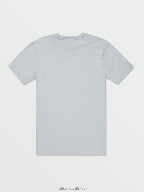 br Volcom homens roupas camiseta manga curta florida azul celeste 88NNJ100