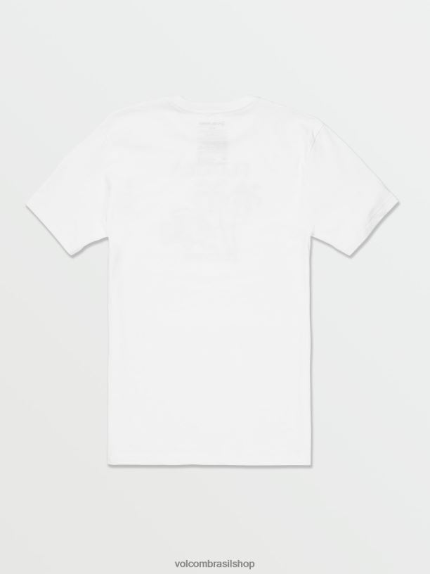 br Volcom homens roupas camiseta manga curta florida branco 88NNJ101