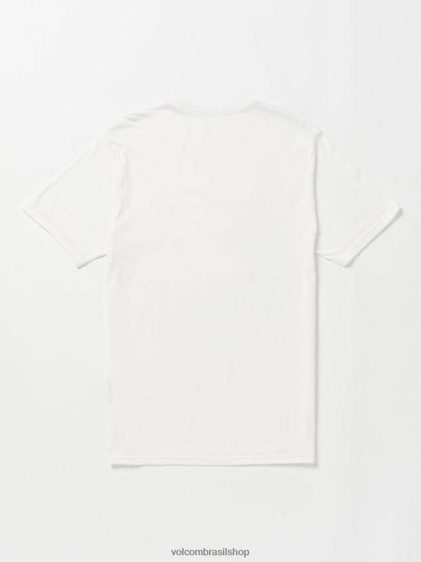 br Volcom homens roupas camiseta manga curta martelada off white 88NNJ25