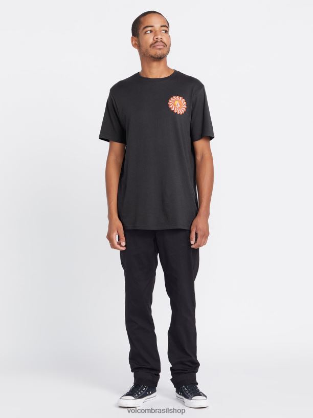 br Volcom homens roupas fazenda para fios molchat camiseta de manga curta furtividade 88NNJ42