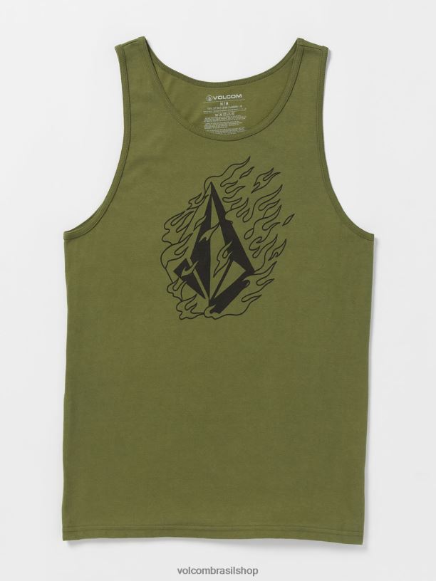 br Volcom homens roupas tanque de combate a incêndio militares 88NNJ44