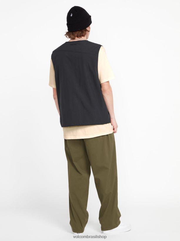 br Volcom homens roupas colete skate vitals alec majerus preto 88NNJ196