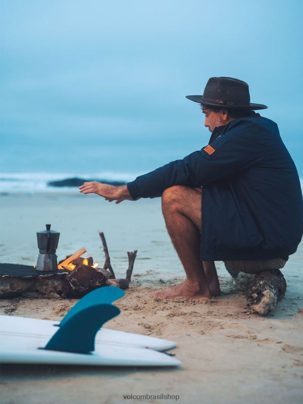 br Volcom homens roupas jaqueta de trabalho marinha 88NNJ194