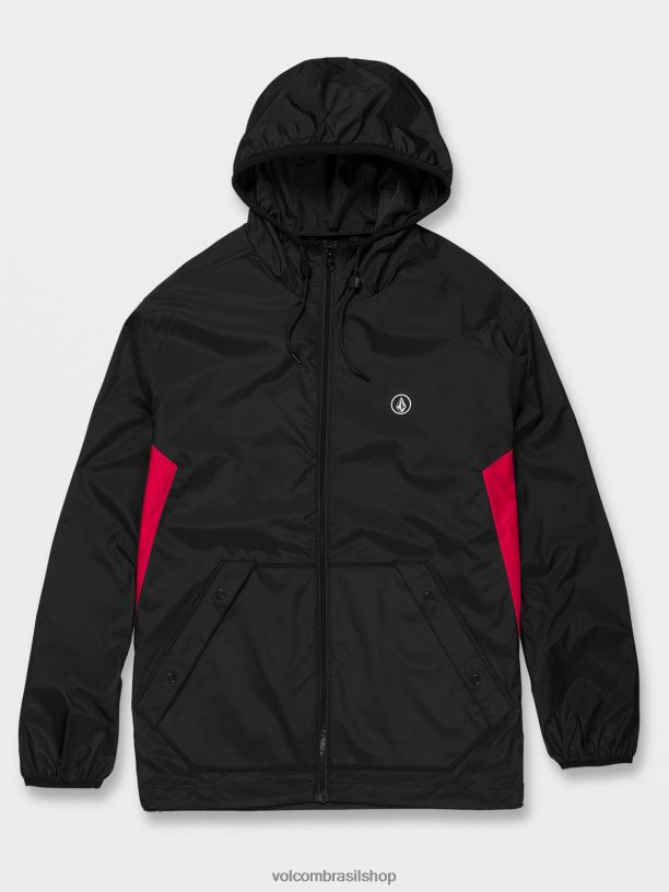 br Volcom homens roupas jaqueta surf vitals jack robinson preto 88NNJ195