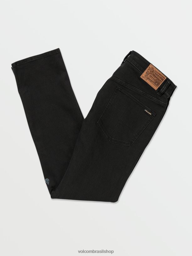 br Volcom homens roupas calça jeans solver queda de energia 88NNJ349