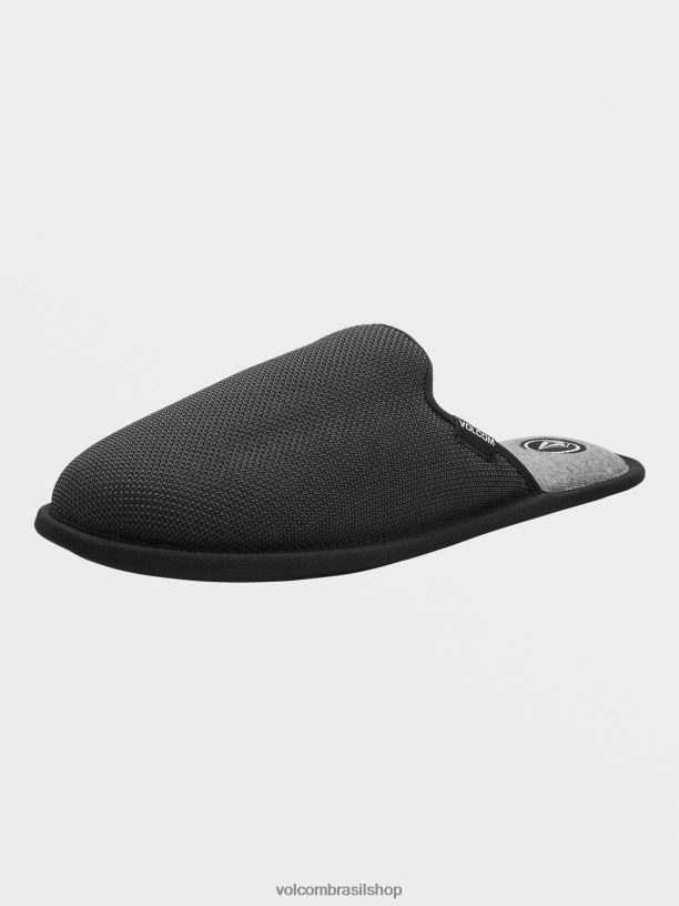 br Volcom homens calçados Sandálias Stoney Motel cinza escuro 88NNJ634