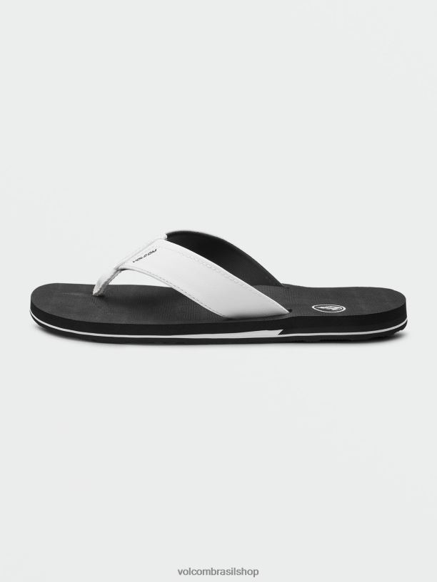 br Volcom homens calçados sandália Victor - branca nova moda 88NNJ590