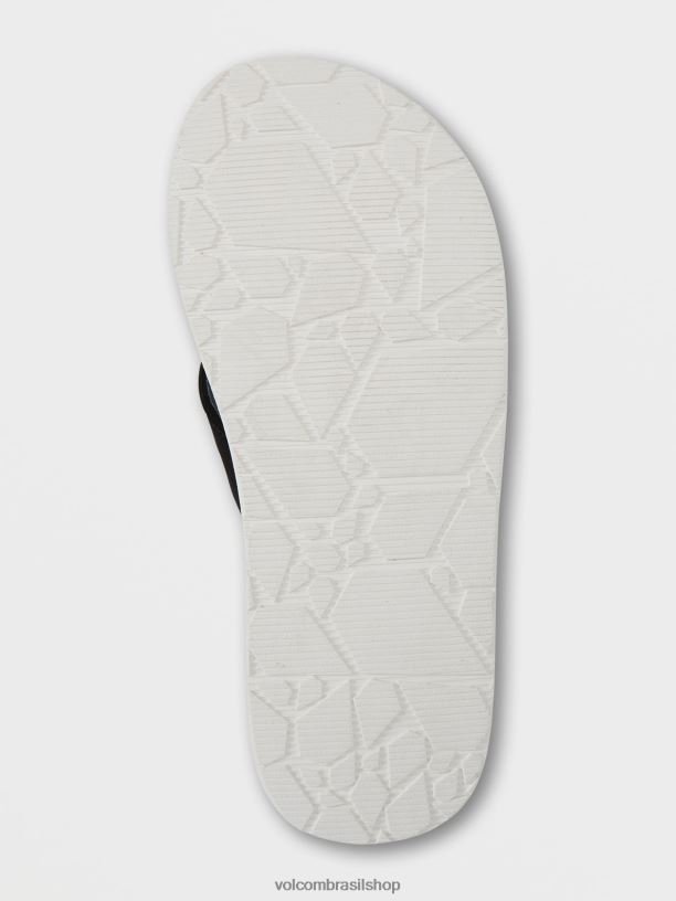 br Volcom homens calçados sandália eco reclinável 2 cinza azulado 88NNJ595