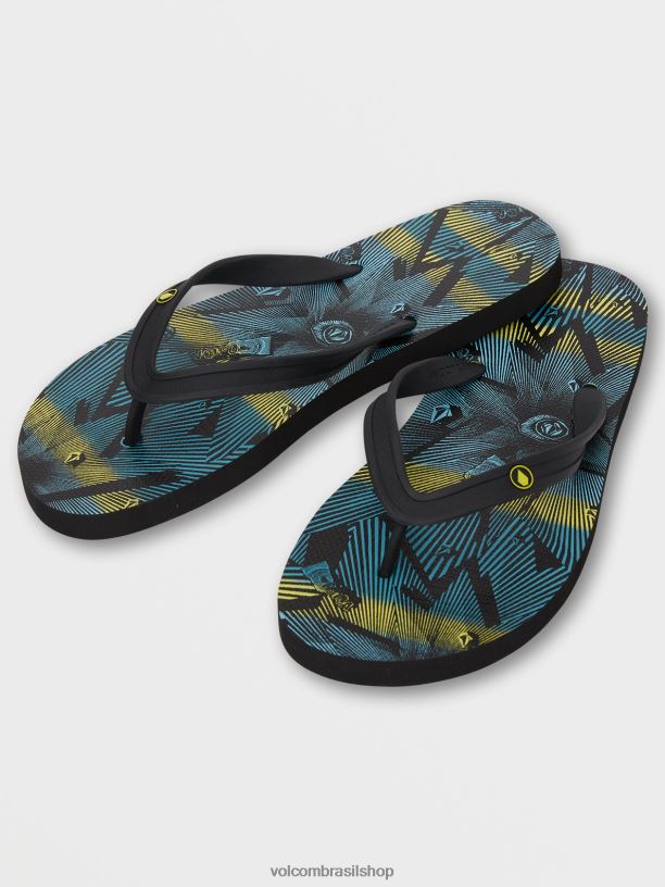 br Volcom homens calçados sandália rocker 2 Lima 88NNJ622