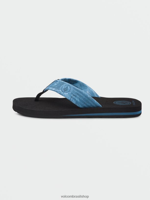 br Volcom homens calçados sandálias daycation índigo envelhecido 88NNJ615