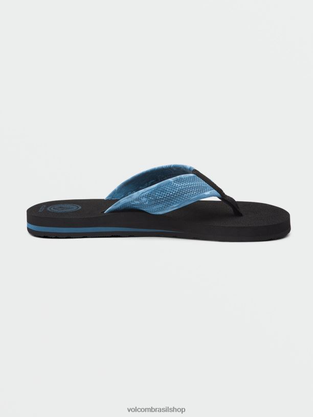 br Volcom homens calçados sandálias daycation índigo envelhecido 88NNJ615