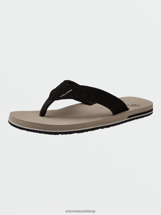 br Volcom homens calçados sandálias vencedoras caqui 88NNJ610