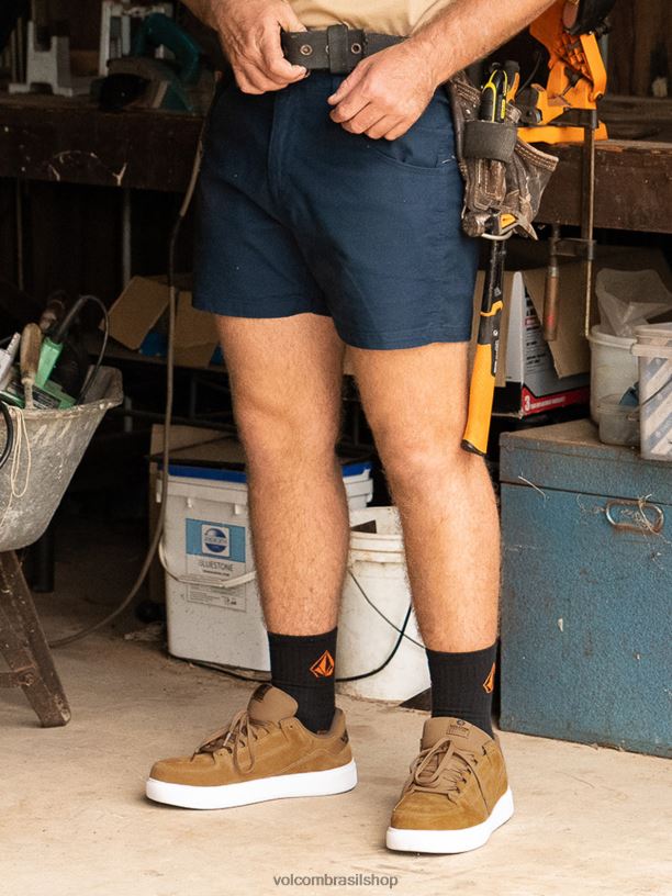 br Volcom homens calçados roupas de trabalho evoluir sapatos ferrugem 88NNJ627