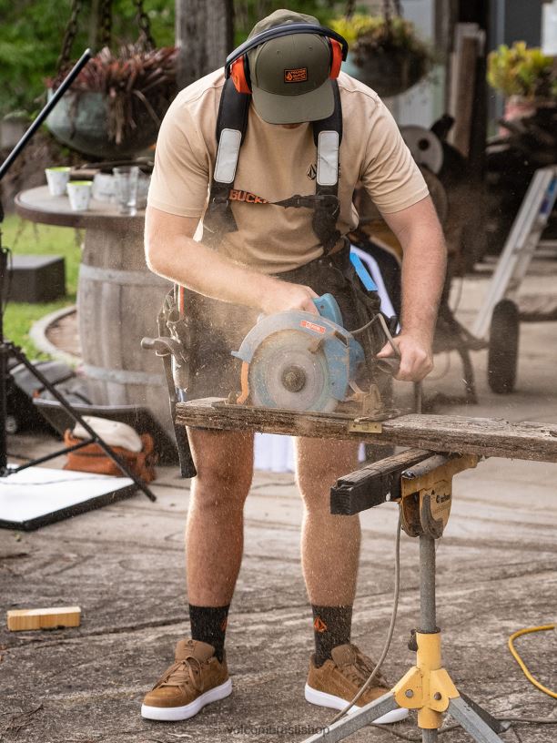 br Volcom homens calçados roupas de trabalho evoluir sapatos ferrugem 88NNJ627