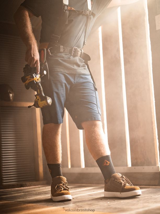 br Volcom homens calçados roupas de trabalho evoluir sapatos ferrugem 88NNJ627